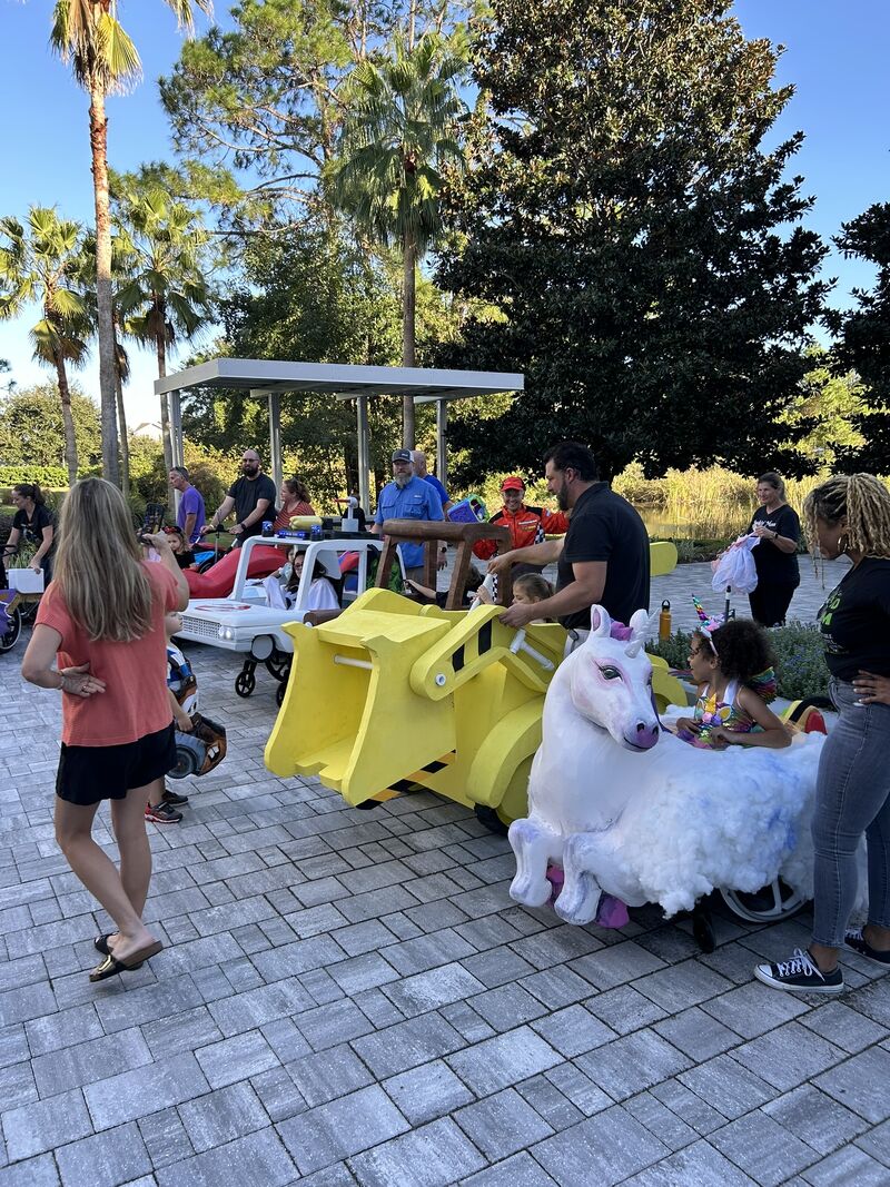 Dav-Lin volunteered in this year’s Jax Adaptive Halloween costume